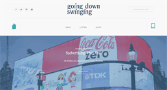 Desktop Screenshot of goingdownswinging.org.au
